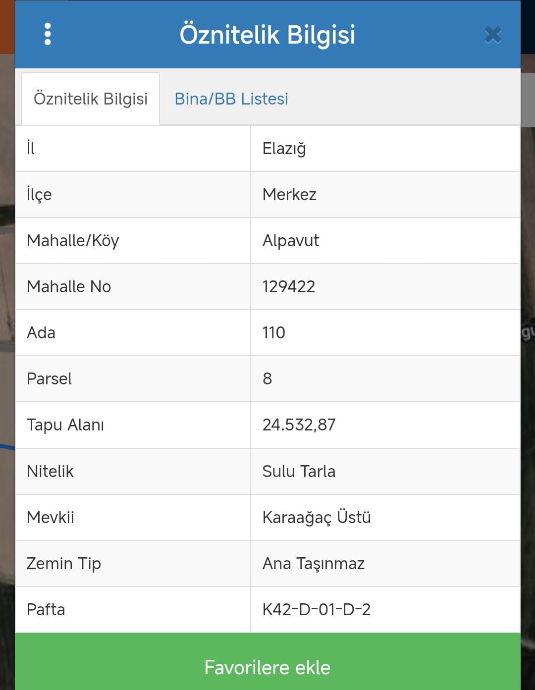 Yatırımlık ARAZİ Elazığ / Merkez / Alpağut Köyü 24.532M² SATILIK ARAZİ - ELAZIĞ MERKEZ fotoğraf 3